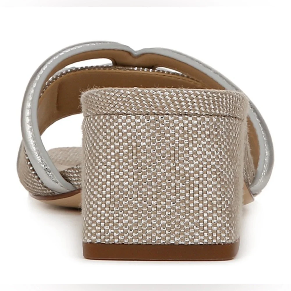 NWT Sam Edelman Women’s Waylon Block-Heel Slide Sandals - Picture 3 of 16